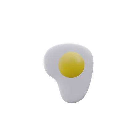 Oeuf au plat  3D Icon