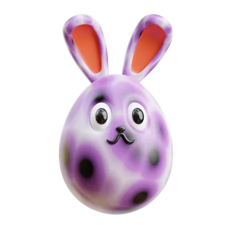 Oeuf de lapin  3D Icon