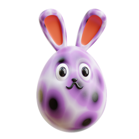 Oeuf de lapin  3D Icon