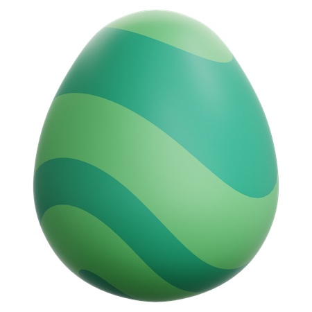 Œuf de Pâques  3D Icon