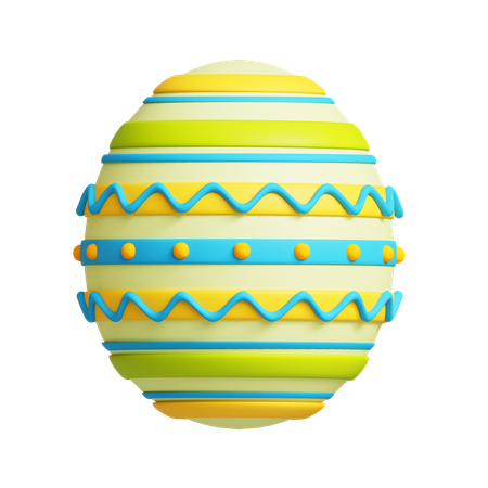 Œuf de Pâques 3  3D Icon