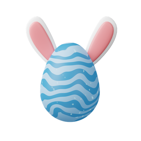 Oreille de lapin oeuf  3D Icon