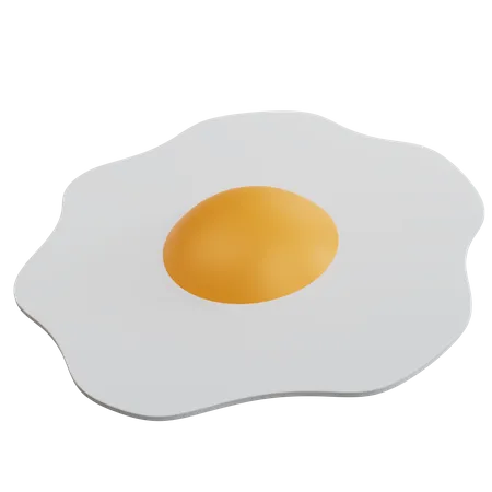 Omelette aux œufs  3D Icon