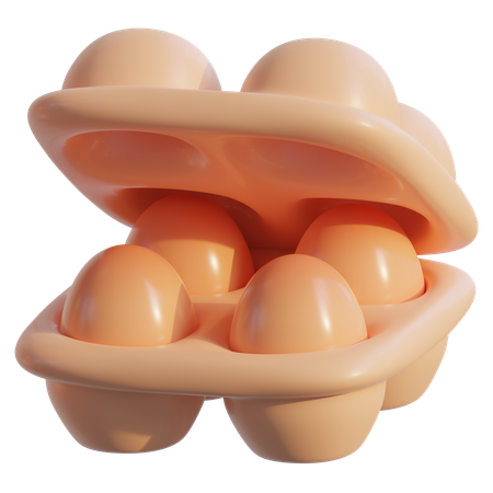 Œufs  3D Icon