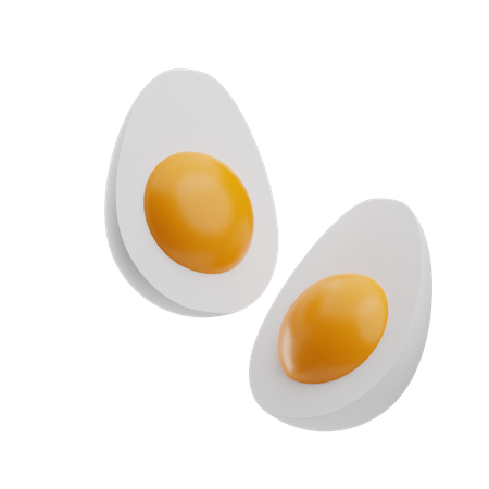 Oeufs bouillis  3D Icon