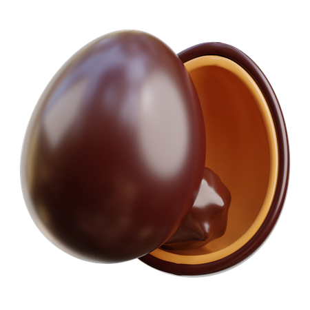 Oeufs en chocolat  3D Icon