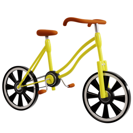 Of A Bicycle  3D Icon