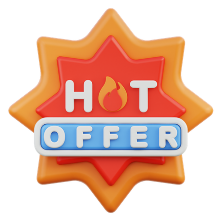 Oferta caliente  3D Icon