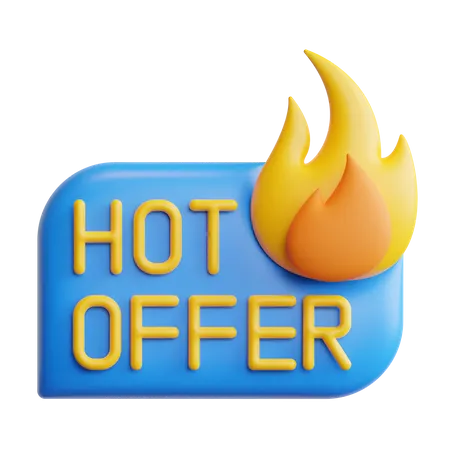 Oferta caliente  3D Icon