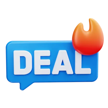 Oferta caliente llama  3D Icon