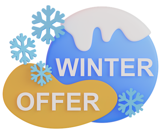 Oferta de invierno  3D Icon