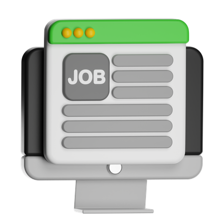 Oferta de trabajo  3D Icon
