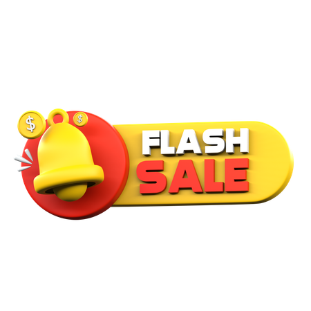 Oferta de venta flash  3D Icon