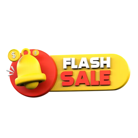 Oferta de venta flash  3D Icon