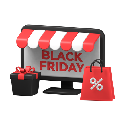 Oferta de viernes negro  3D Icon