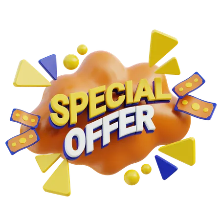 Oferta especial  3D Icon