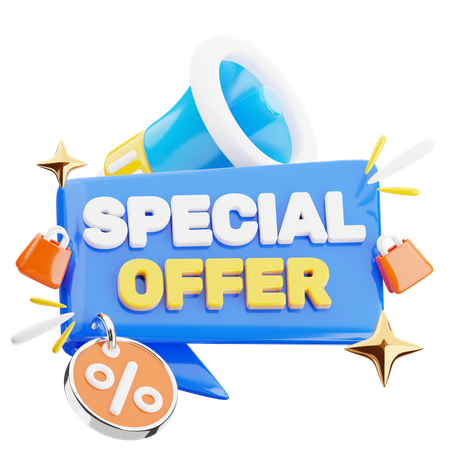 Oferta especial  3D Icon