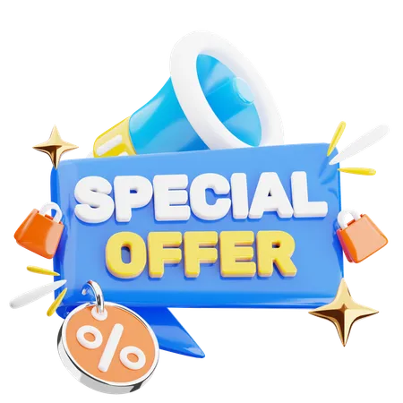 Oferta especial  3D Icon