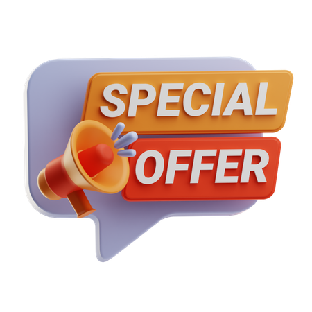 Oferta especial  3D Icon
