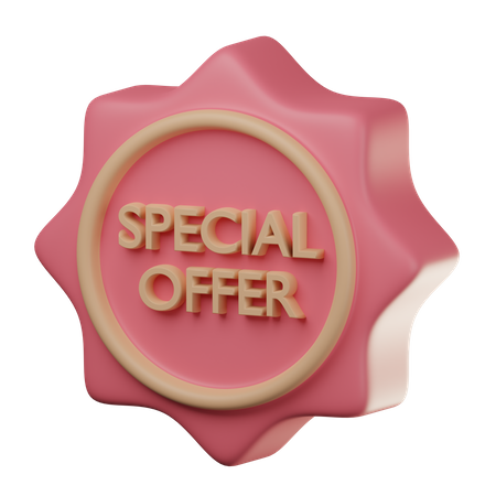 Oferta especial  3D Icon