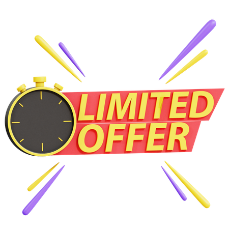 Oferta limitada  3D Icon