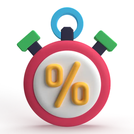 Oferecer tempo  3D Icon