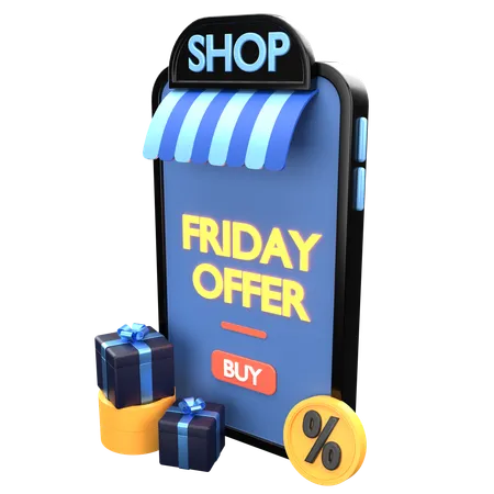 Oferta de viernes  3D Icon