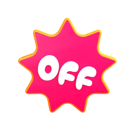 OFF  3D Icon