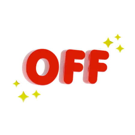OFF  3D Icon