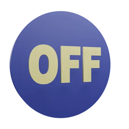 Off  3D Icon