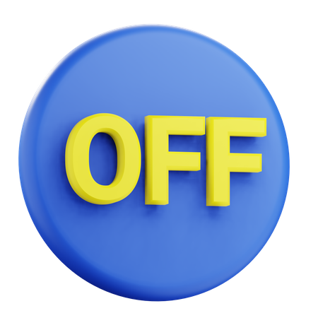 Off  3D Icon