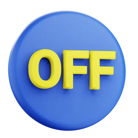 Off  3D Icon