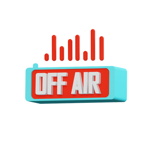Off Air 3D Icon