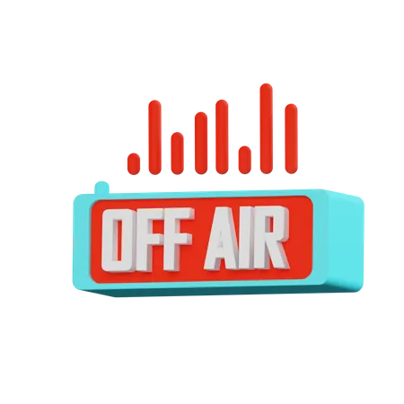 Off Air 3D Icon
