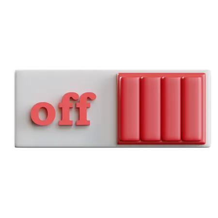 Off Button  3D Icon