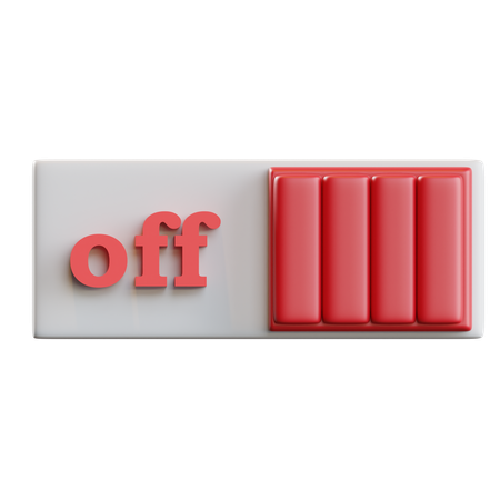 Off Button  3D Icon