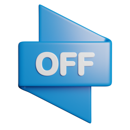 Off Discount  3D Icon