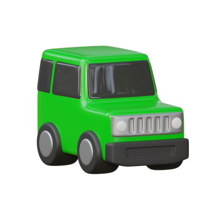 Off Road Car  3D Icon