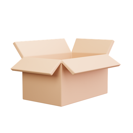 Offene Box  3D Icon