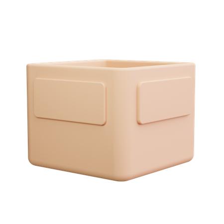 Offene Box  3D Icon