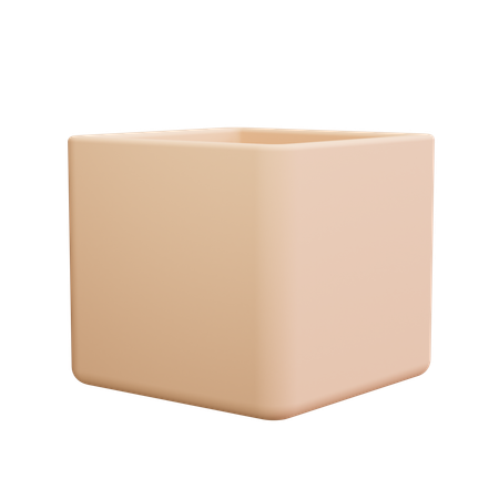 Offene Box  3D Icon