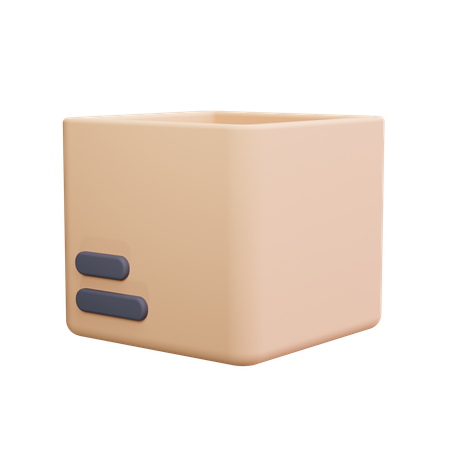 Offene Box  3D Icon