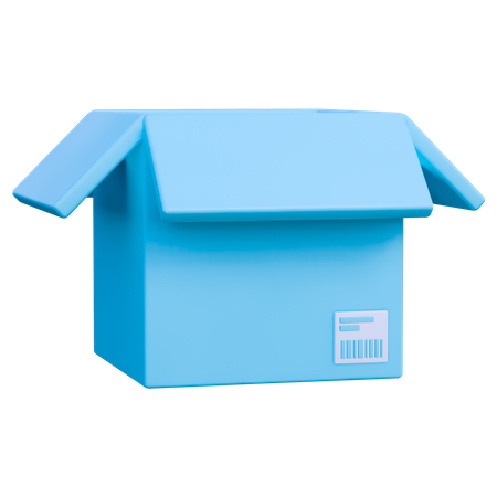 Offene Box  3D Icon