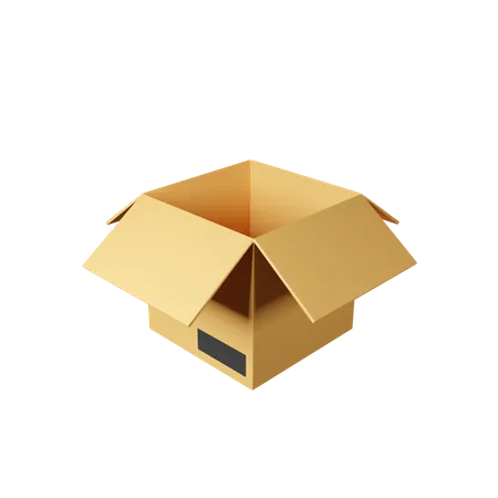 Offene Box  3D Icon