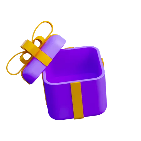 3 D Geschenkbox Symbol 3D Illustration