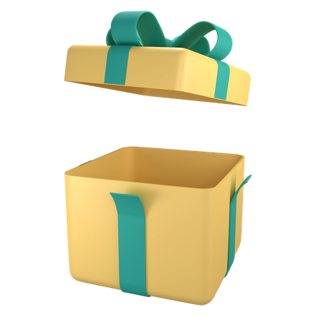 Geschenkbox öffnen  3D Icon