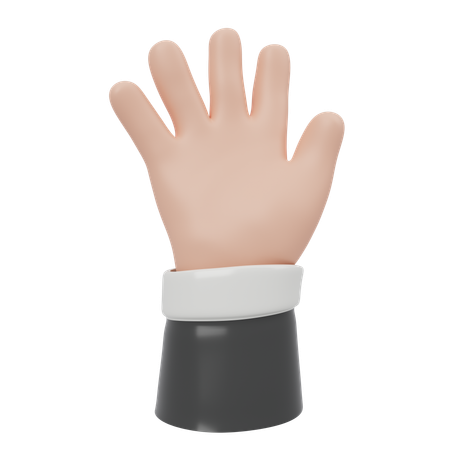 Offene Hand  3D Icon