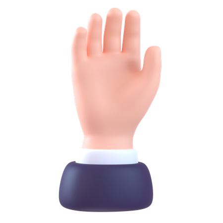 Offene Hand  3D Icon