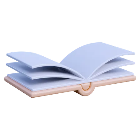 Offenes Buch  3D Icon