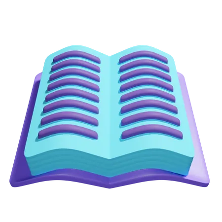 Offenes Buch  3D Icon